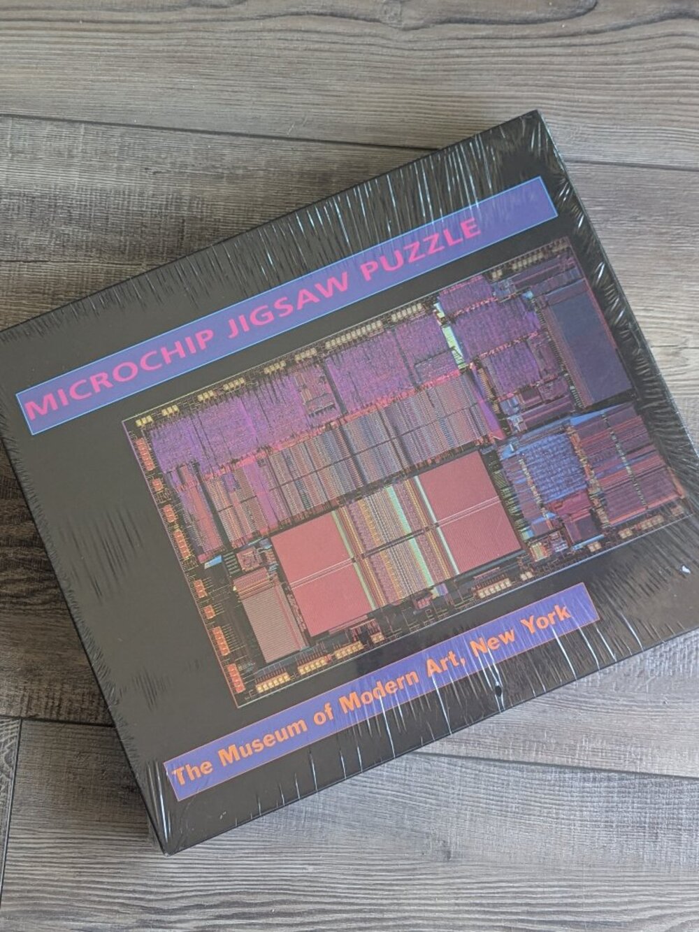 NEW RARE MoMA Intel 486 Microchip Jigsaw Puzzle 540 pieces 18x24 Collectible